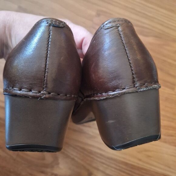 Dansko Womens Leather Clogs Academia Preppy Classic Boho Comfort 39 / 8.5 - 9 US - Picture 14 of 15